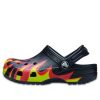 Crocs (PS) Classic Flame Broiled Clog «Schwarz Rot Grün» 206629-0X9