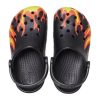 Crocs (PS) Classic Flame Broiled Clog «Schwarz Rot Grün» 206629-0X9