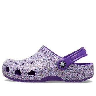 Crocs (PS) Classic Glitter Clog «Lila» 206993-573