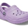 Crocs (PS) Classic Lined Clog «Purple Violet» 207010-5PR