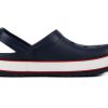 Crocs (PS) Corcband Bold Logo Minimalistic Casual Blau Rot Sandalen «Blau Rot» 206022-4CC Crocs (PS) Corcband Bold Logo Minimalistic Casual Blau Rot Sandalen «Blau Rot» 206022-4CC
