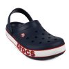 Crocs (PS) Corcband Bold Logo Minimalistic Casual Blau Rot Sandalen «Blau Rot» 206022-4CC Crocs (PS) Corcband Bold Logo Minimalistic Casual Blau Rot Sandalen «Blau Rot» 206022-4CC