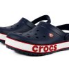 Crocs (PS) Corcband Bold Logo Minimalistic Casual Blau Rot Sandalen «Blau Rot» 206022-4CC Crocs (PS) Corcband Bold Logo Minimalistic Casual Blau Rot Sandalen «Blau Rot» 206022-4CC