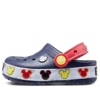 Crocs (PS) Crocband Mickey Fun Lab Lights Clogs «Marinerot» 204994-410