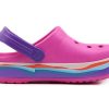 Crocs (PS) Crocband Wavy Band Small Crocs Casual Pink Purple Sandalen «Pink Purple» 205697-6L0 Crocs (PS) Crocband Wavy Band Small Crocs Casual Pink Purple Sandalen «Pink Purple» 205697-6L0