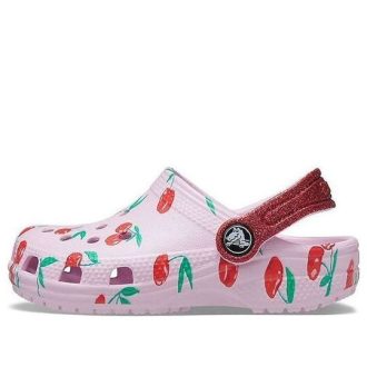 Crocs (PS) Klassische Clogs mit Fruchtdruck, stilvolle Sport-Sandalen in Rosa, 207150-6GD