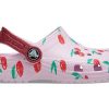 Crocs (PS) Klassische Clogs mit Fruchtdruck, stilvolle Sport-Sandalen in Rosa, 207150-6GD