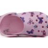 Crocs (PS) Klassische Clogs mit Schmetterlingsmuster, für draußen, flacher Absatz, Sport-Sandalen in Rosa, 206414-6GD Crocs (PS) Klassische Clogs mit Schmetterlingsmuster, für draußen, flacher Absatz, Sport-Sandalen in Rosa, 206414-6GD