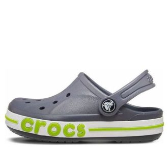 Crocs (PS) Kleine Crocs Outdoor Beach Sports Grau-Grüne Sandalen «Grey Green» 205100-025