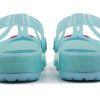 Crocs (PS) Kleine Crocs Outdoor Flat Heel Sports eisblaue Sandalen 205534-4O9