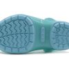 Crocs (PS) Kleine Crocs Outdoor Flat Heel Sports eisblaue Sandalen 205534-4O9