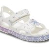 Crocs (PS) Lustige Frozen Weiße Sandalen 206172-100 Crocs (PS) Lustige Frozen Weiße Sandalen 206172-100