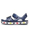 Crocs (PS) Lustige Mickey-Klettverschluss-Outdoor-Sandalen mit offener Zehenpartie und flachem Absatz, tiefblau, 206171-410