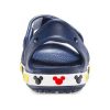 Crocs (PS) Lustige Mickey-Klettverschluss-Outdoor-Sandalen mit offener Zehenpartie und flachem Absatz, tiefblau, 206171-410