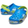 Crocs (PS) Lustiges Muster Flacher Absatz Sport Blau Sandalen 207074-4JL