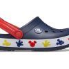 Crocs (PS) Mickey Outdoor Flat Heel Sports Dunkelblaue Sandalen 207077-410