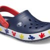 Crocs (PS) Mickey Outdoor Flat Heel Sports Dunkelblaue Sandalen 207077-410