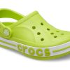 Crocs (PS) Outdoor Flache Ferse Strand Sport Grüne Sandalen 205100-3TX