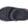 Crocs (PS) Velcro Flat Sports Tiefblaue Sandalen 14854-462