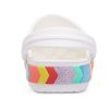Crocs Rainbow Outdoor Beach Sports Große Jungen Weiße Sandalen 207007-100
