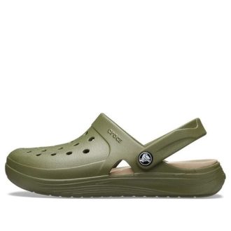 Crocs Reviva Beach Sandalen in Armeegrün 205852-3TQ