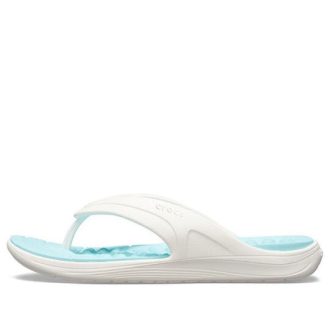 Crocs Reviva Flip-Flops Blau Weiß 205545-18B