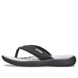 Crocs Reviva Flip-Flops Weiß Schwarz 205715-060
