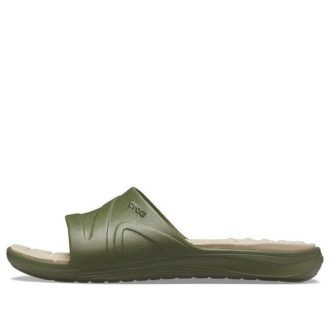 Crocs Reviva Slides «Olivgrün» 205546-3TQ
