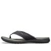 Crocs Santa Cruz Canvas Flip Flops «Schwarz Schiefergrau» 205612-0DD