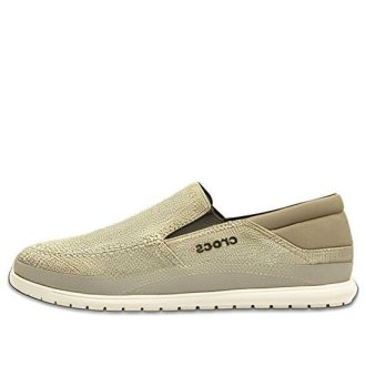 Crocs Santa Cruz Playa Slip-On Schuhe «Khaki Stucco» 204835-26P