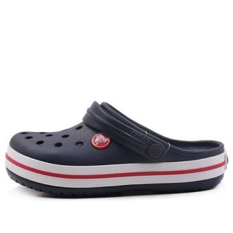 Crocs Schuhe Sportsandalen «Dunkelblau Rot» 204537-485