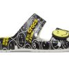Crocs SmileyWorld x Classic Sandale «Schwarz Weiß» 207207-94S