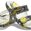 Crocs SmileyWorld x Classic Sandale «Schwarz Weiß» 207207-94S