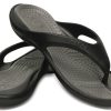 Crocs Soft Sole Cozy Flip-Flops Unisex Schwarz Grau 10024-05M