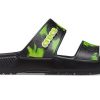 Crocs Soft Sole Schuh Schwarz Grün Unisex «Schwarz Grün» 207283-0GU