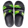 Crocs Soft Sole Schuh Schwarz Grün Unisex «Schwarz Grün» 207283-0GU