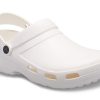 Crocs Specialist II Clog 2 Flache weiße Sandalen 205619-100