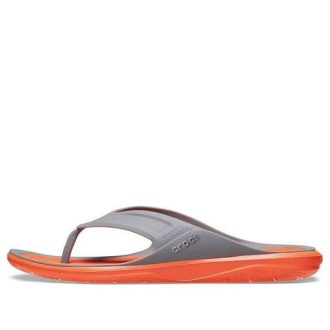 Crocs Swiftwater Wave Flip Flops «Orange Grau» 206242-0EK