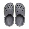 Crocs (TD) Crocs Bayaband Clogs «Grau Weiß» 207018-OGX