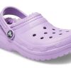 Crocs (TD) Crocs Classic Gefütterte Clogs «Lila» 207009-5PR