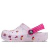 Crocs (TD) Crocs Classic Graphic Print Clogs «Pink» 207321-6GD