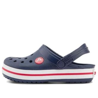 Crocs (TD) Crocs Crocband Clogs «Marineblau Weiß» 207005-485