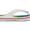 Crocs Tie Dye Pattern Flip-Flops Hausschuhe Weiß Unisex «Weiß» 206358-94S
