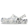 Crocs Unisex Bayaband Sandalen – White Camo «Gray White» 206230-1D3