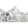 Crocs Unisex Bayaband Sandalen – White Camo «Gray White» 206230-1D3
