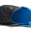 Crocs Verschleißfeste, leichte, gemütliche Sport-Sandalen für Unisex, Schwarz/Blau, „Black Blue“, 205237-49S