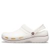 Crocs Wear-Resistant Cozy Sports Unisex Weiß Braun Sandalen «White Brown» 205883-0FW