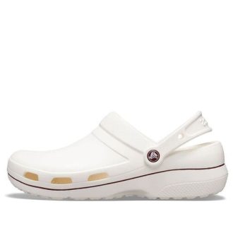 Crocs Wear-Resistant Cozy Sports Unisex Weiß Braun Sandalen «White Brown» 205883-0FW