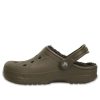 Crocs Wintergefütterte Clogs «Walnut Espresso» 203766-23J