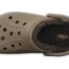 Crocs Wintergefütterte Clogs «Walnut Espresso» 203766-23J